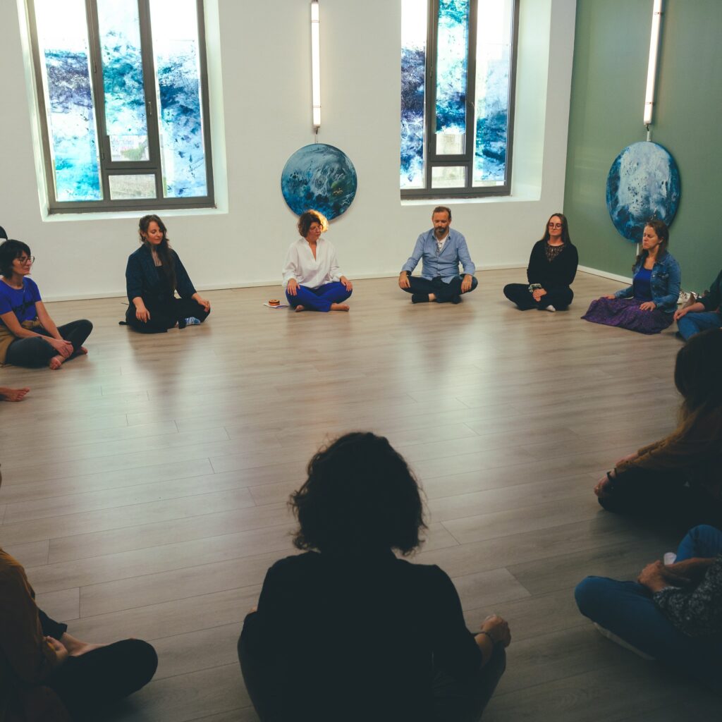 Groupe de yoga à La Bulle