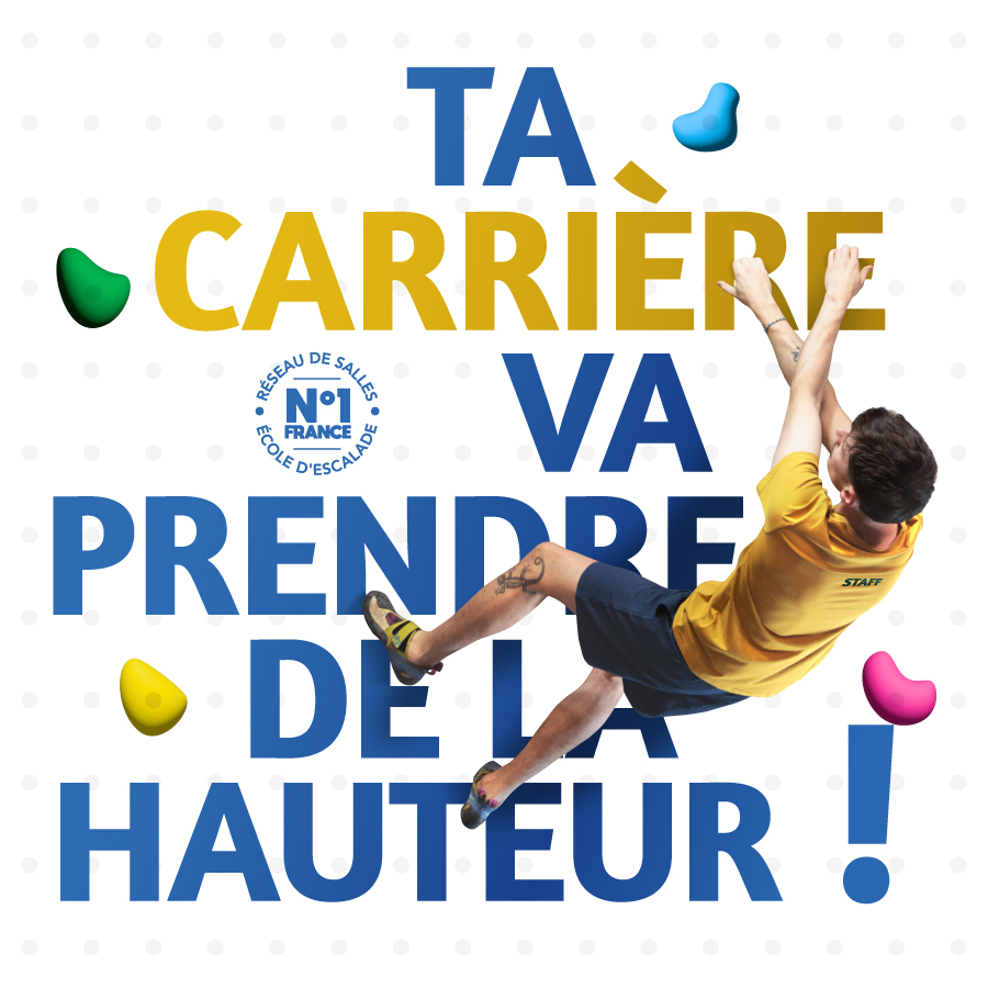 Climb Up recrute ses futur.e.s moniteur.rice.s ! Postulez dès maintenant !