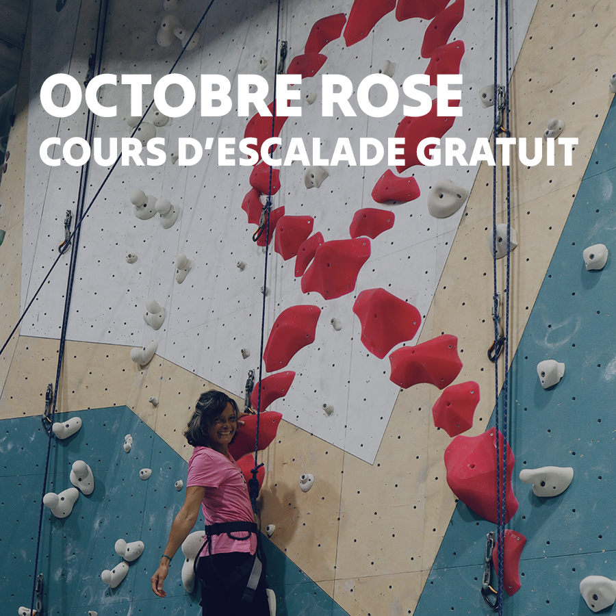 Pour octobre rose, la salle d'escalade Climb Up Brest propose un cours d'escalade gratuit pour les femmes atteintes d'un cancer.